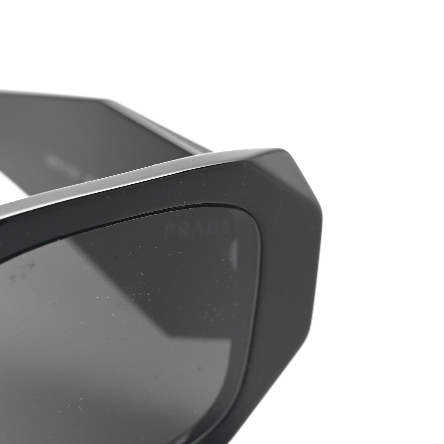 Prada Acetate Symbole Sunglasses SPR 17W Black 7 of 8