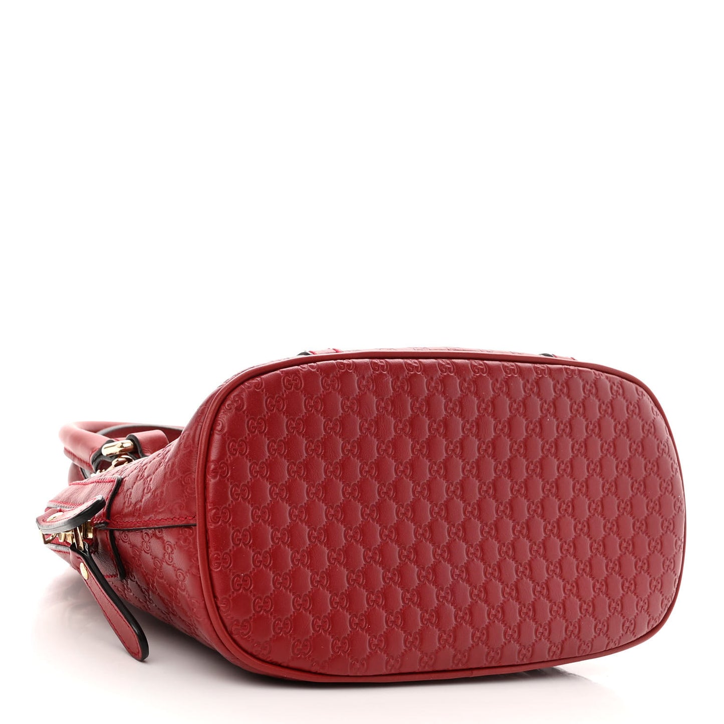 Soft Microguccissima Mini Dome Bag Rosso