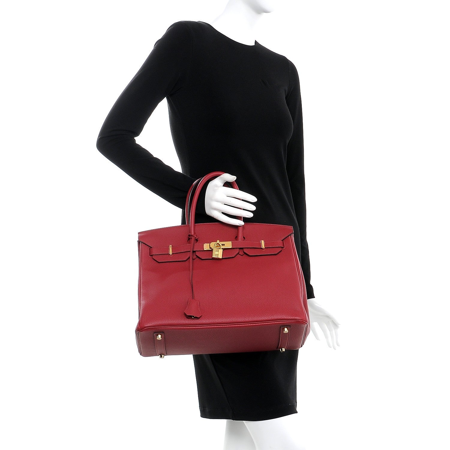 Hermes Togo Birkin 35 Rouge Grenat 2 of 36