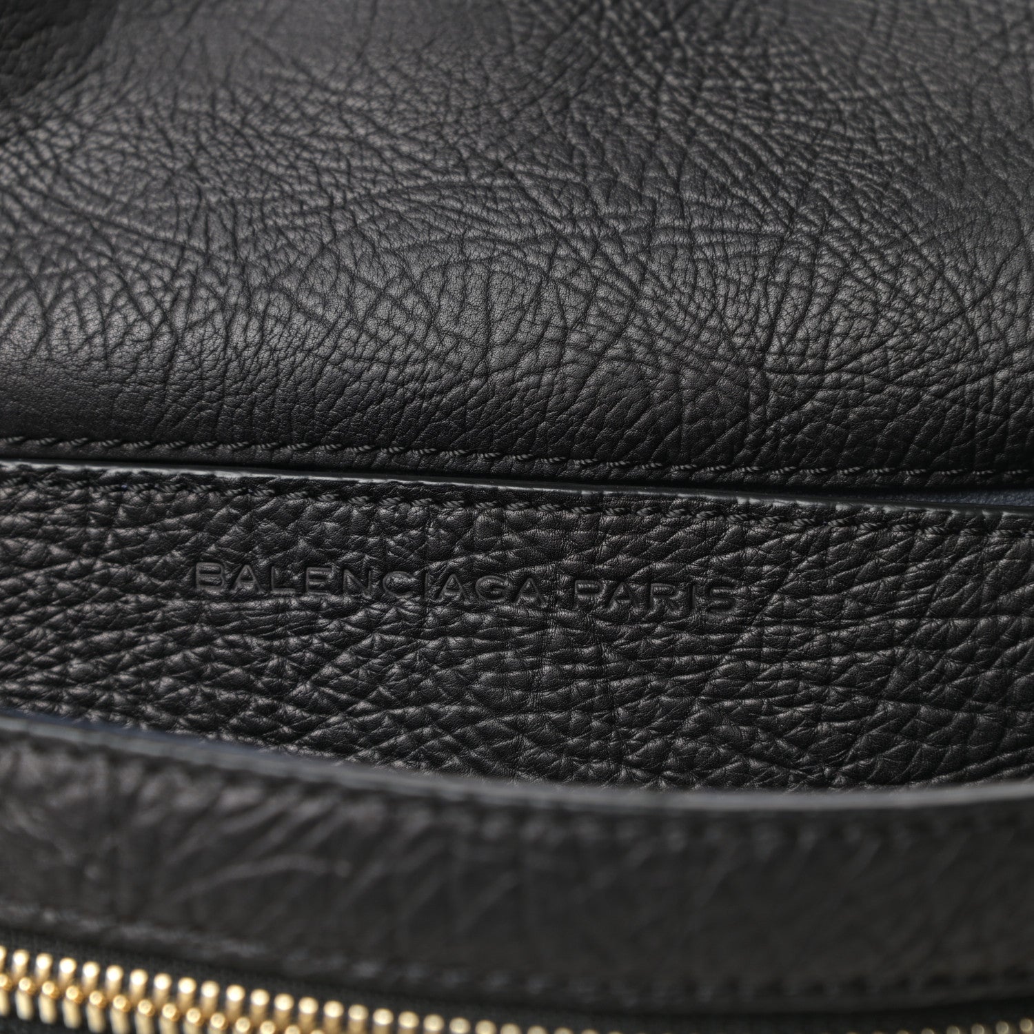 Balenciaga Grained Calfskin S Tube Black 6 of 9