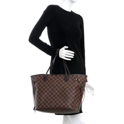 Louis Vuitton Damier Ebene Neverfull MM 2 of 15