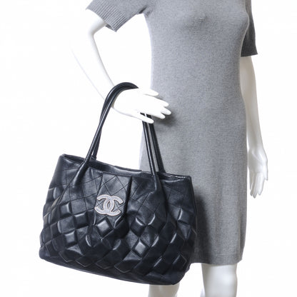 Chanel Leather Sloane Square Tote Black 2 of 7