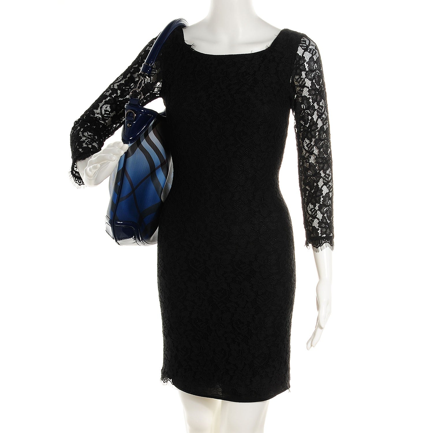 Burberry Nova Pop Degrade Medium Craigwell Hobo Jet Blue 2 of 12