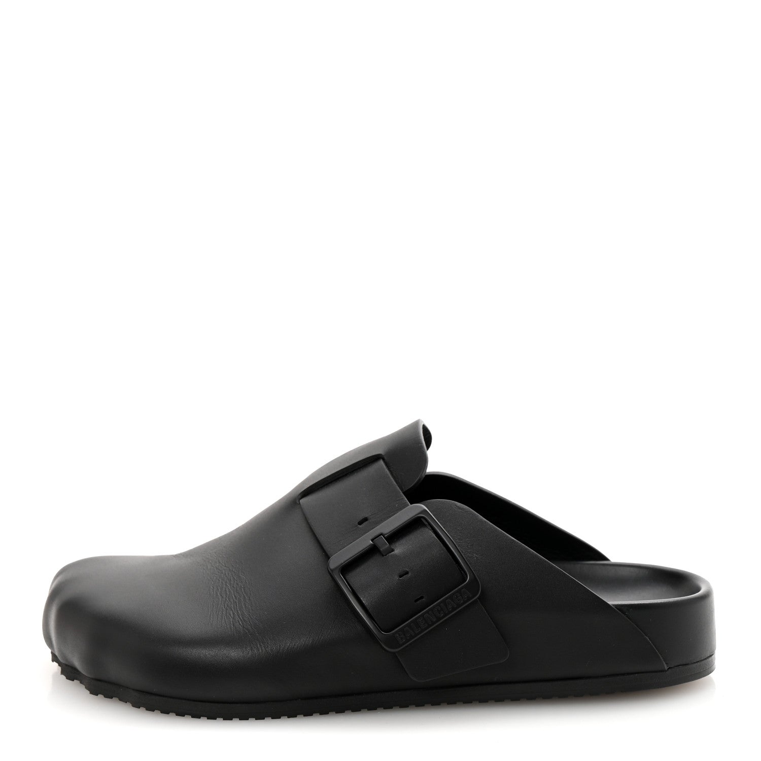 Balenciaga Matte Calfskin Sunday Mules 37 Black 1 of 10