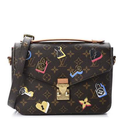 Louis Vuitton Monogram Love Lock Pochette Metis 1 of 10