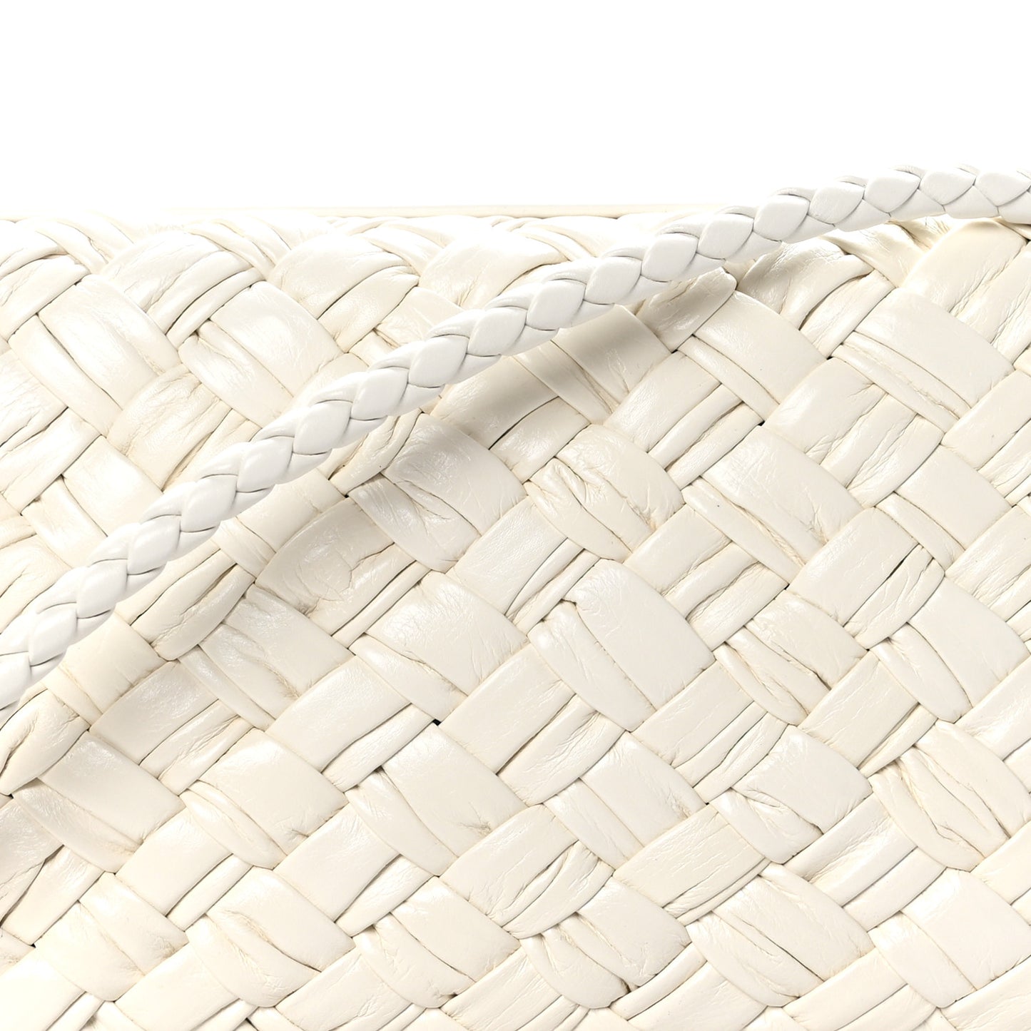 Calfskin Intrecciato Knot On Strap Bone