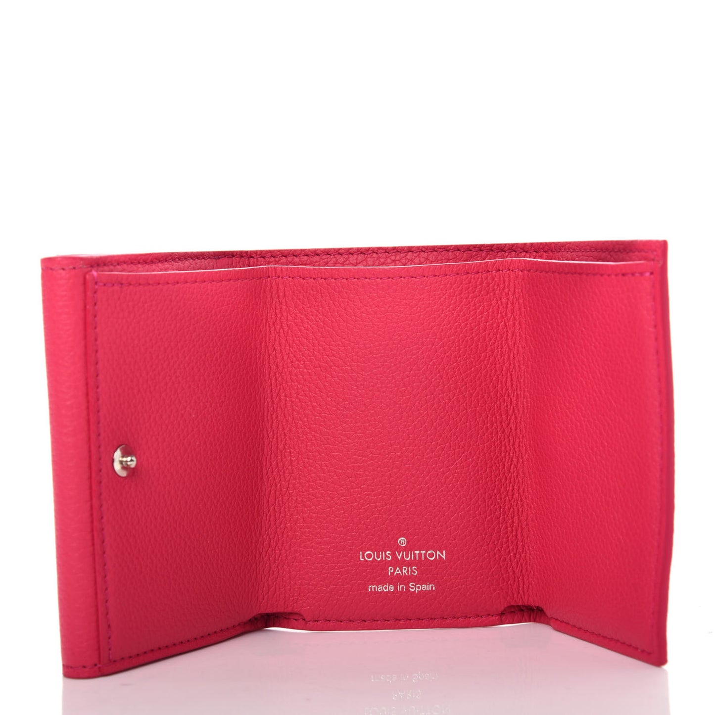 Calfskin Lockmini Wallet Hot Pink