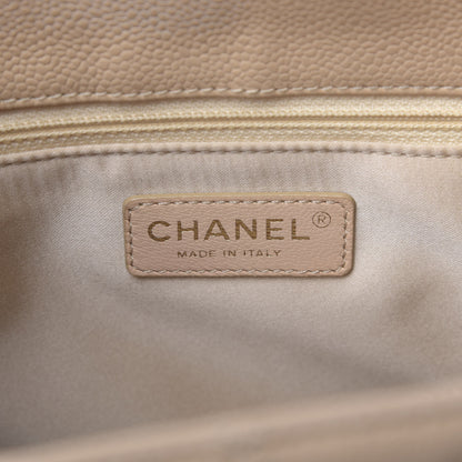 Chanel Caviar Quilted Grand Shopping Tote GST Beige Clair 8 of 9