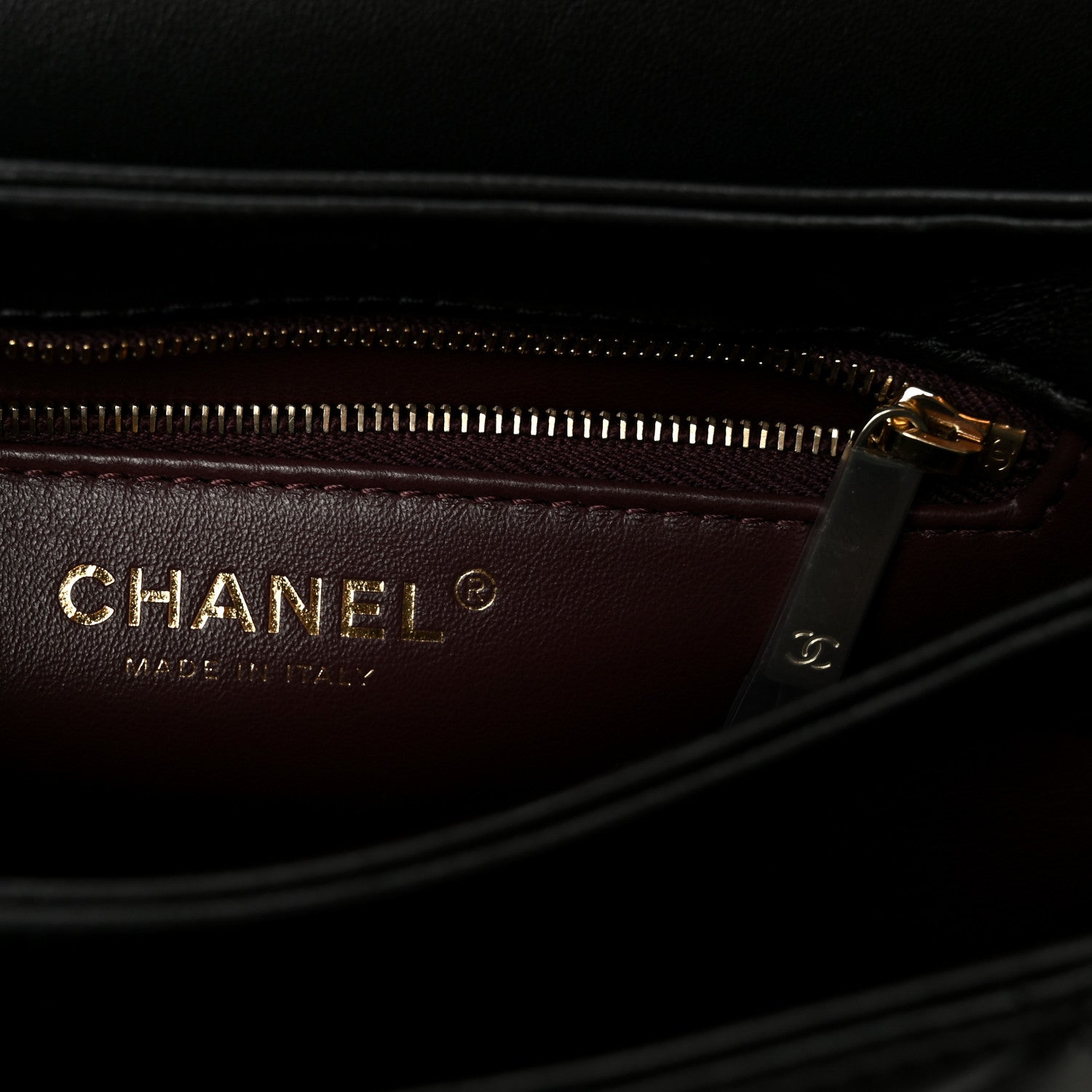 Chanel Lambskin Crystal Quilted Mini Trendy CC Dual Handle Flap Bag Black 6 of 12