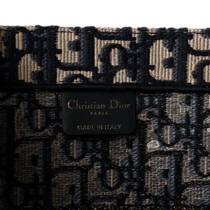 Christian Dior Oblique Medium Book Tote Blue Multicolor 6 of 10