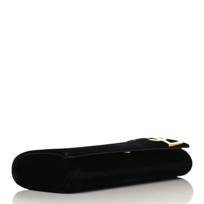Saint Laurent Velvet Smoking Clutch Black 4 of 8