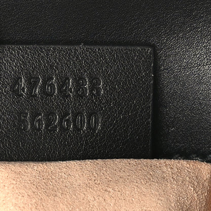 Gucci Calfskin Matelasse Super Mini GG Marmont Shoulder Bag Black 7 of 10