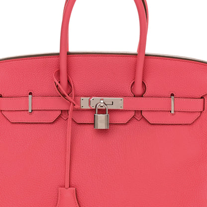 Hermes Togo Birkin 35 Rose Lipstick 8 of 12