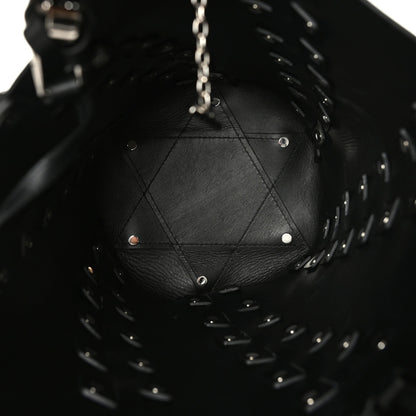 Proenza Schouler Calfskin Medium Studded Hex Bucket Black 5 of 8