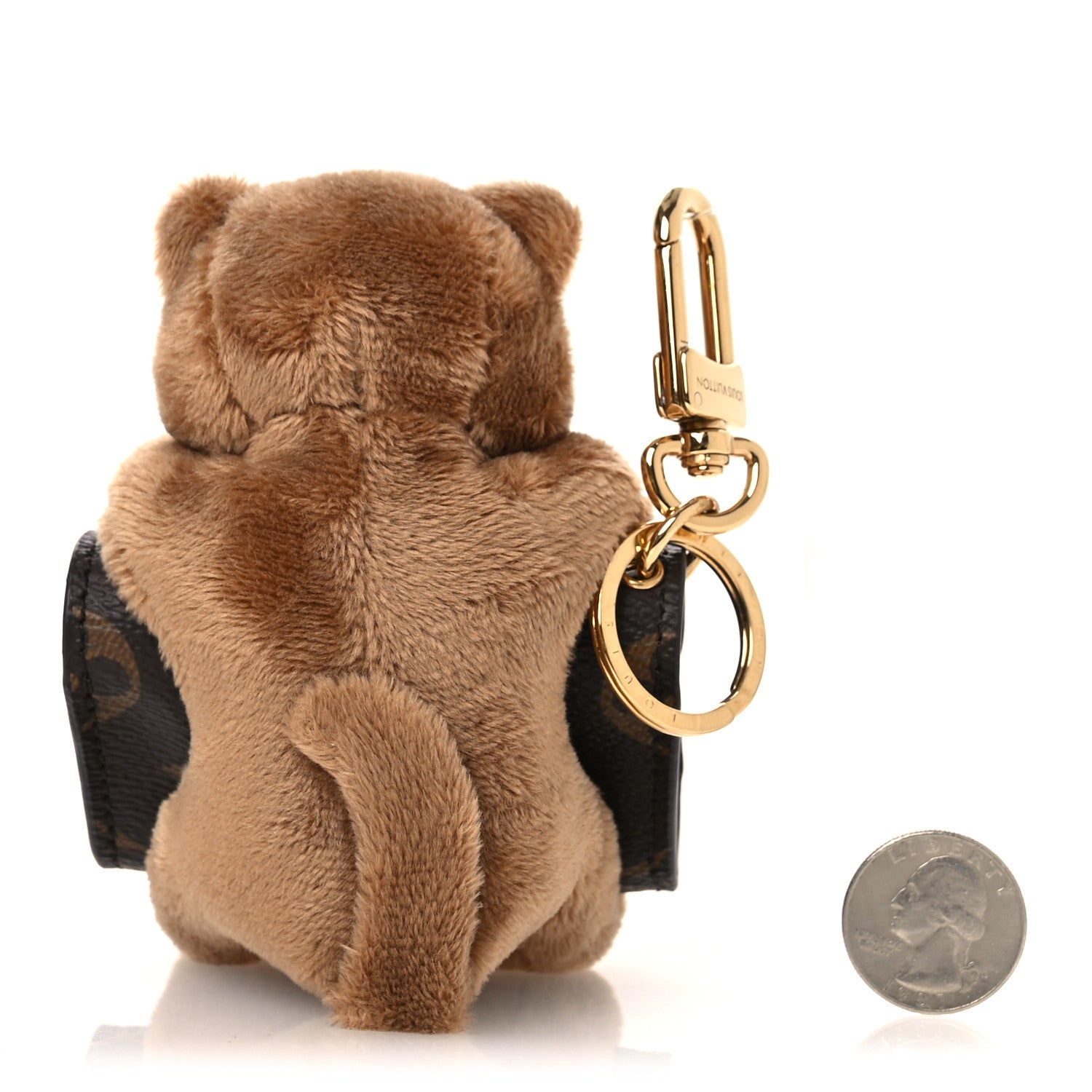 Louis Vuitton Monogram Cute Cat Pouch Earphones Case 2 of 5