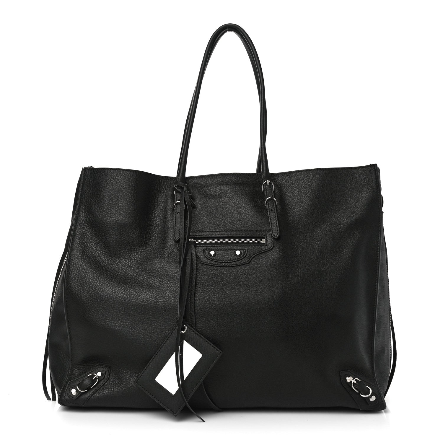 Balenciaga Supple Calfskin Papier A4 Zip Around Tote Black 1 of 9