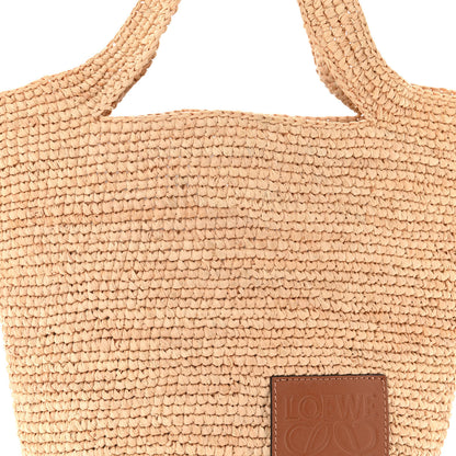 Loewe Raffia Mini Slit Tote Bag Natural Tan 9 of 11