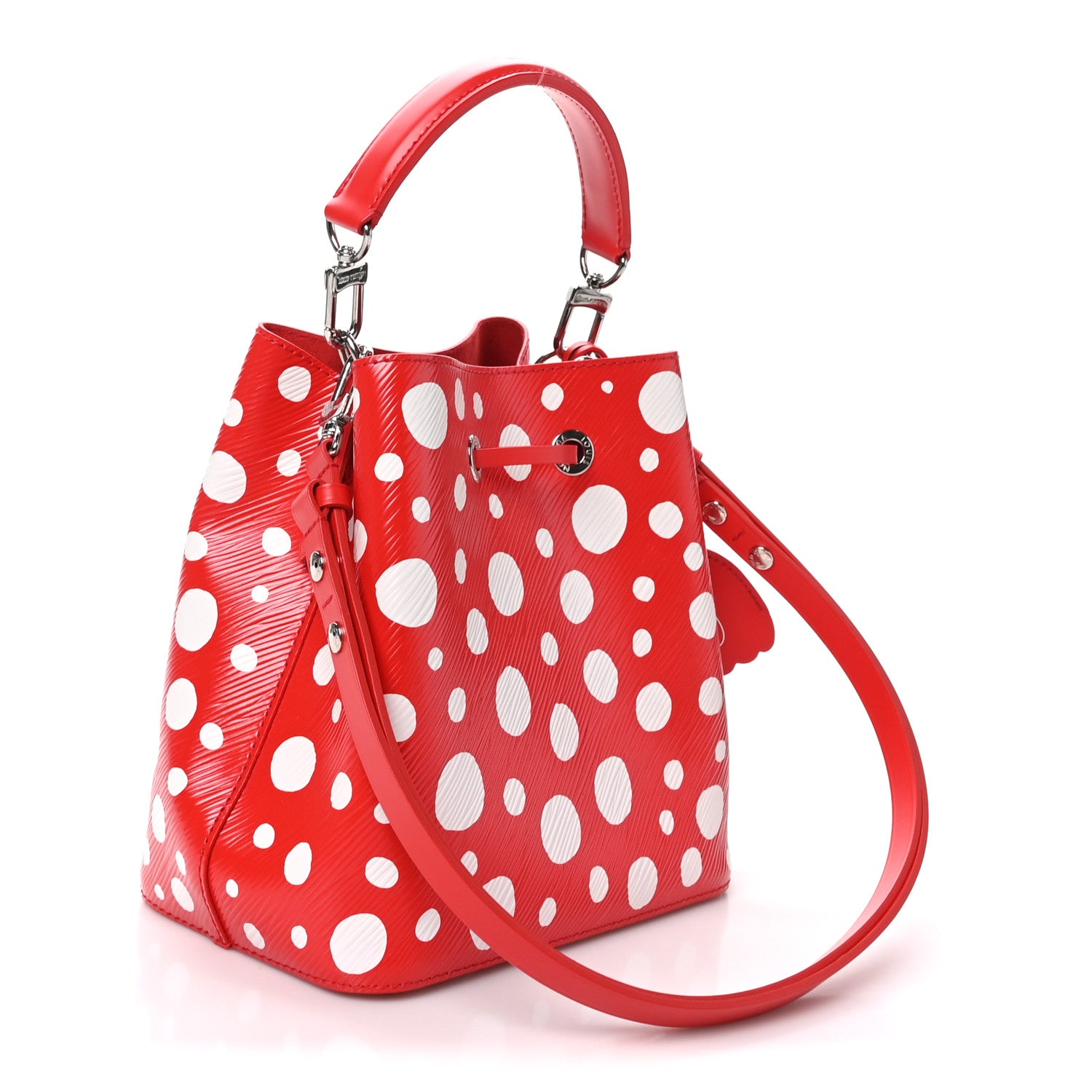 Louis Vuitton LV X YK Epi Neonoe BB Rouge White 3 of 9
