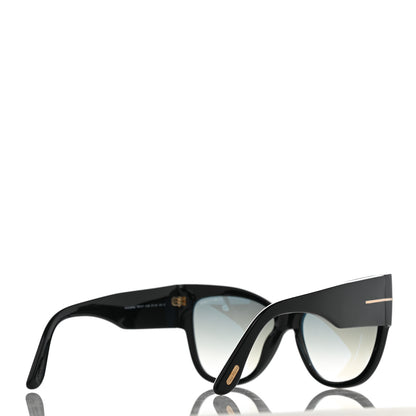 Tom Ford Acetate Anoushka Cat Eye Sunglasses TF371 Black 4 of 9