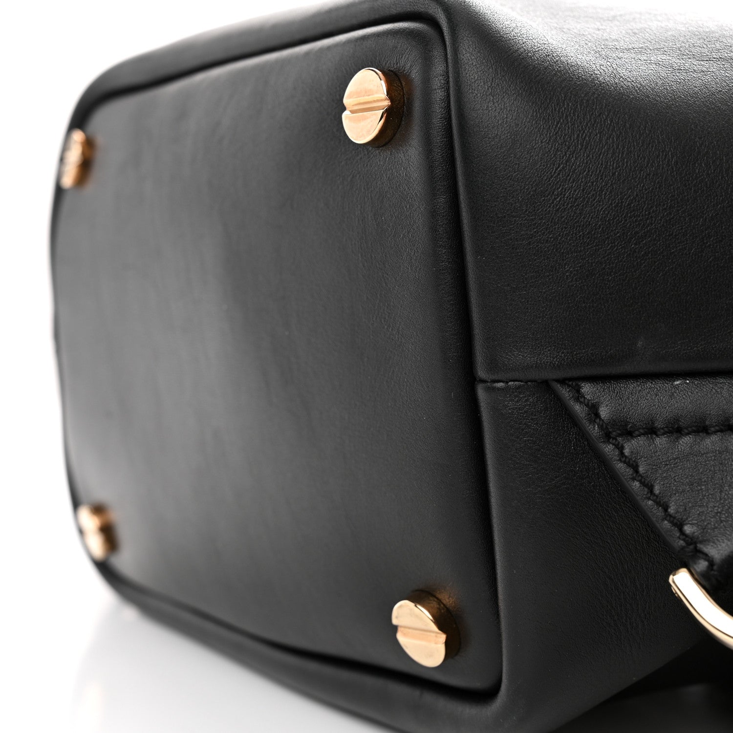 Valentino Garavani Vitello Rockstud Demilune Backpack Black 8 of 17
