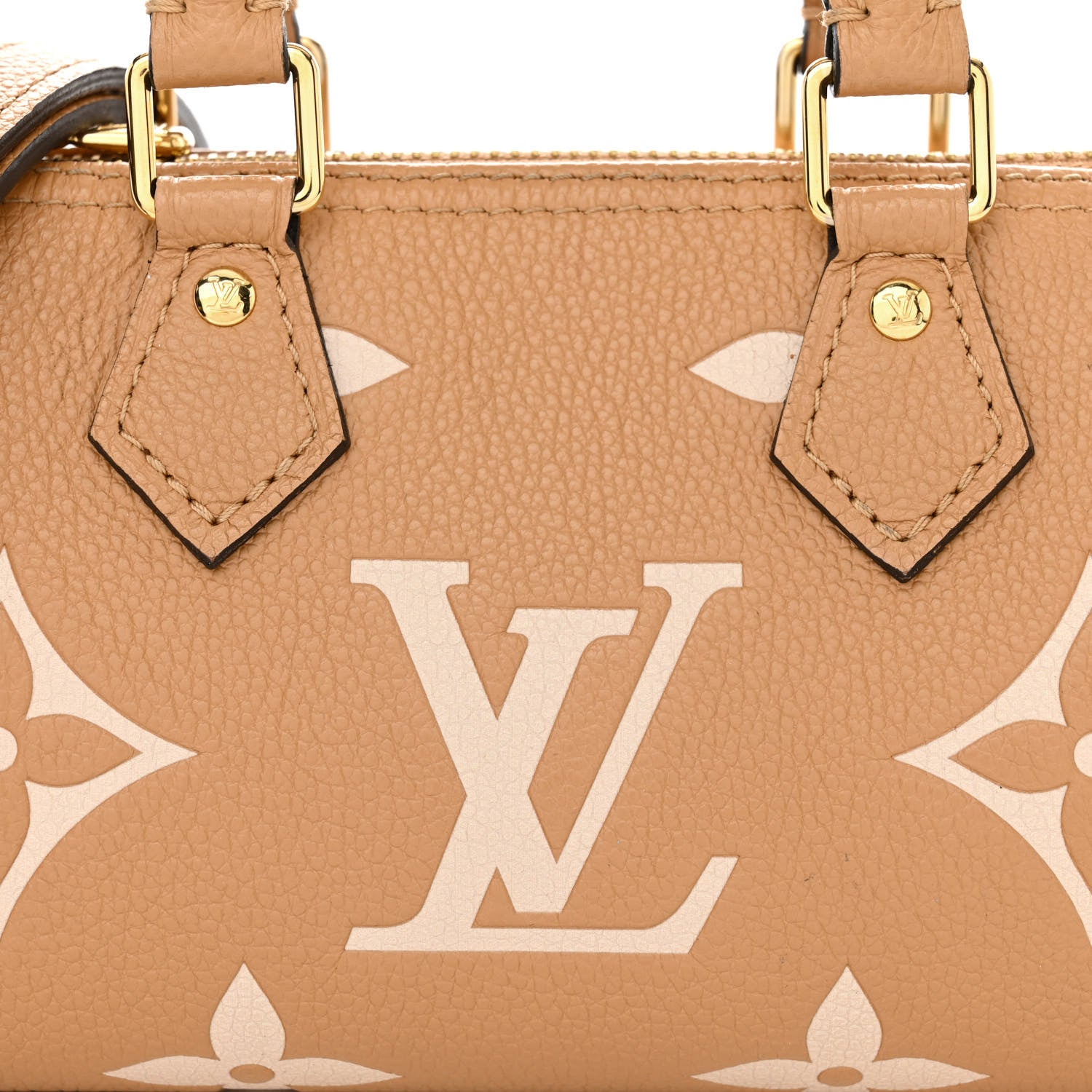 Louis Vuitton Empreinte Monogram Giant Nano Speedy Arizona Creme 7 of 13