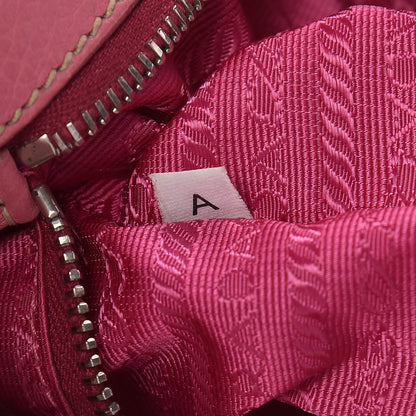 Prada Vitello Daino Tote Begonia 7 of 12
