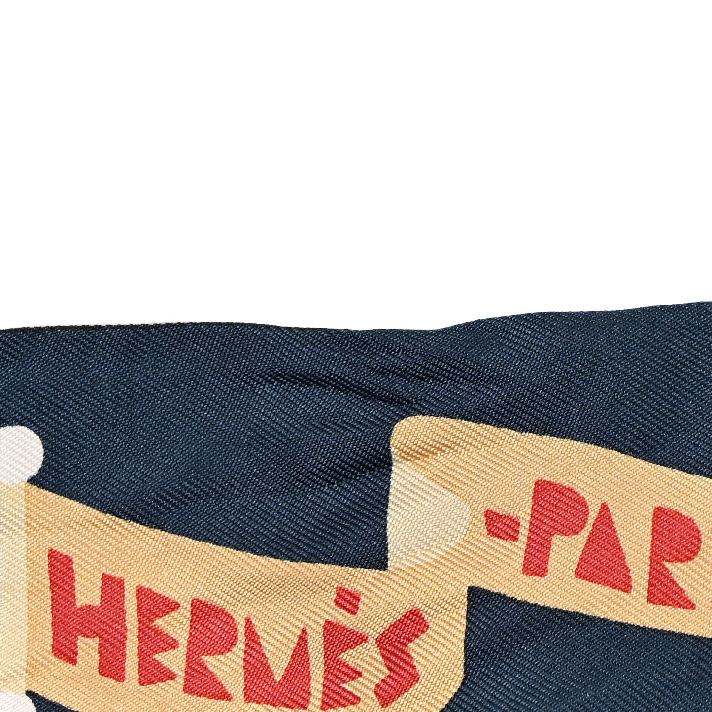 Silk Parade En Fanfare Twilly Noir Caramel Gris