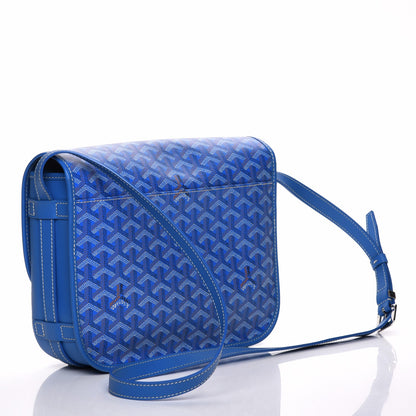 Goyard Goyardine Belvedere MM Messenger Bag Sky Blue 3 of 7