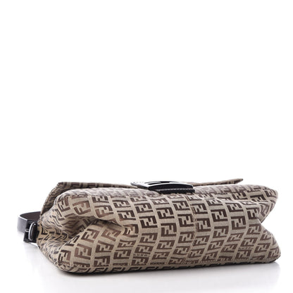 Fendi Zucchino Mama Baguette Dark Brown 4 of 7