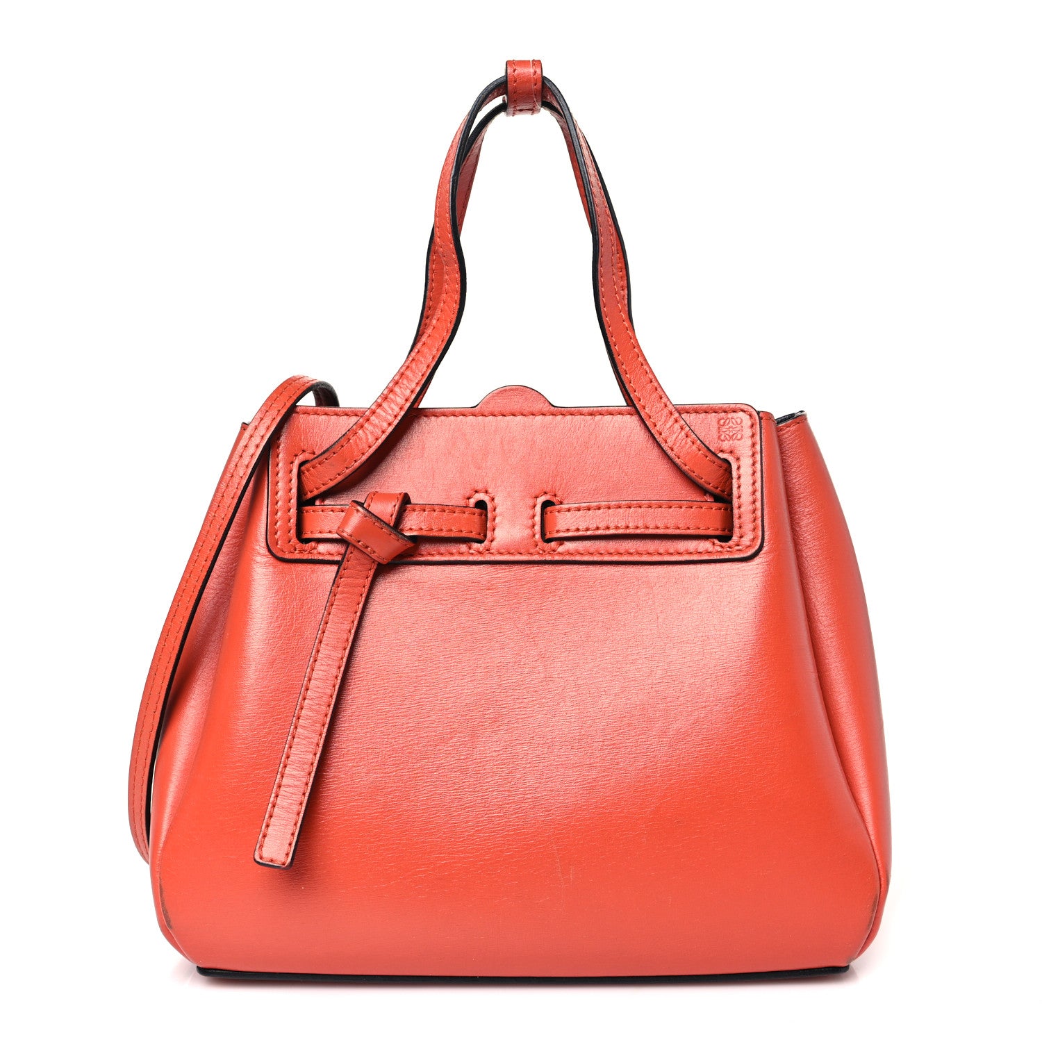 Loewe Boxcalf Mini Lazo Tote Vermillion 1 of 11