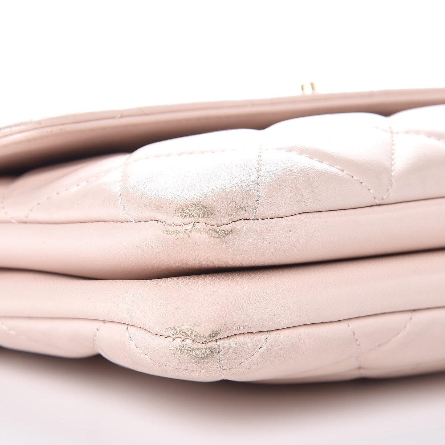 Lambskin Quilted Medium Trendy CC Flap Pink