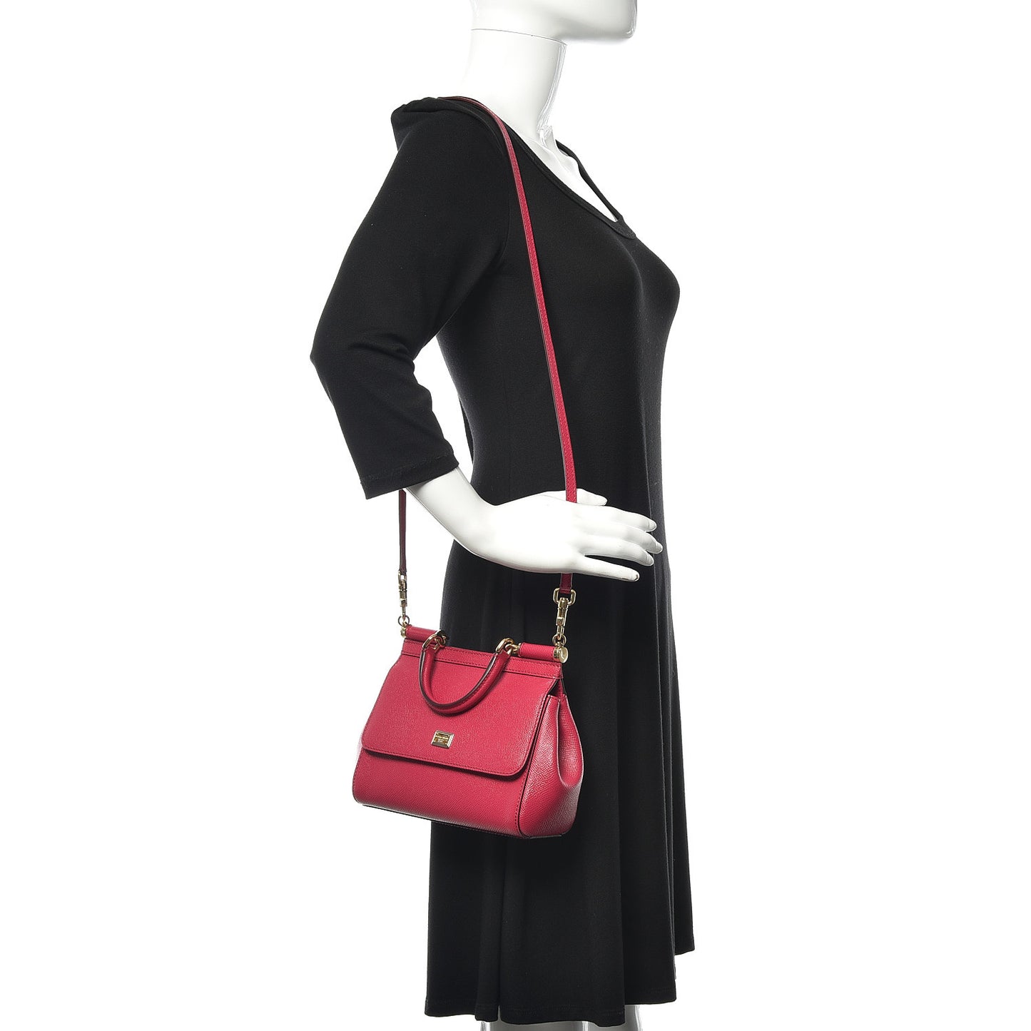 Dauphine Mini Miss Sicily Satchel Fuxia