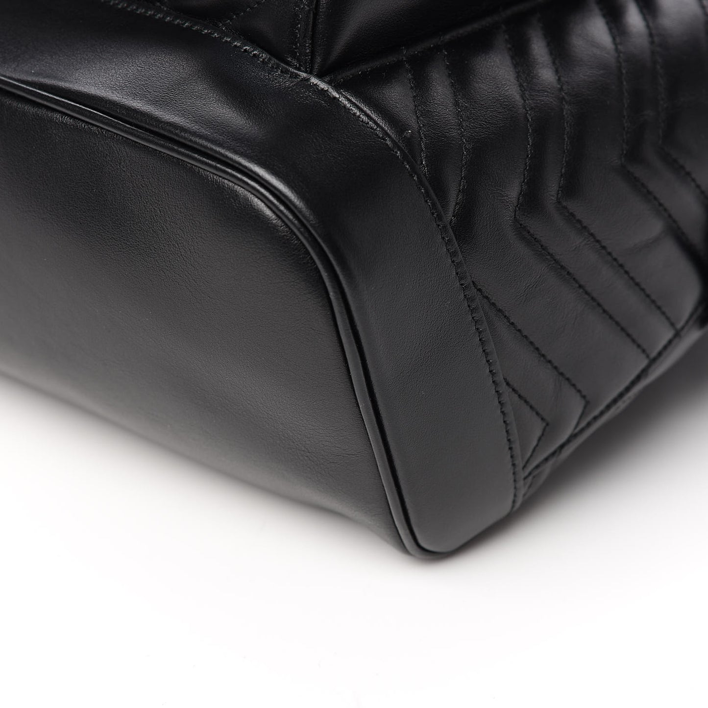 Calfskin Matelasse GG Marmont Day Backpack Black