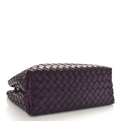 Bottega Veneta Nappa Intrecciato Small East West Andiamo Shoulder Bag Dark Mystic 4 of 10