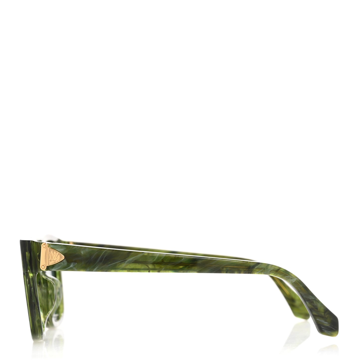Acetate LV Square Sunglasses Z1694E Green