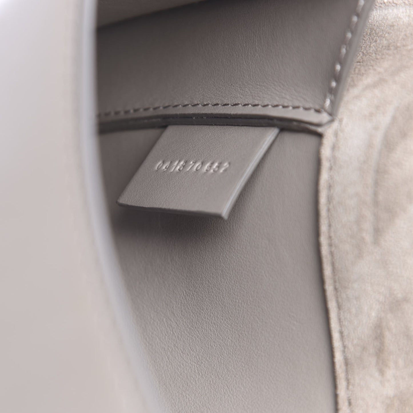 Calfskin Large Tess Bag Motty Grey