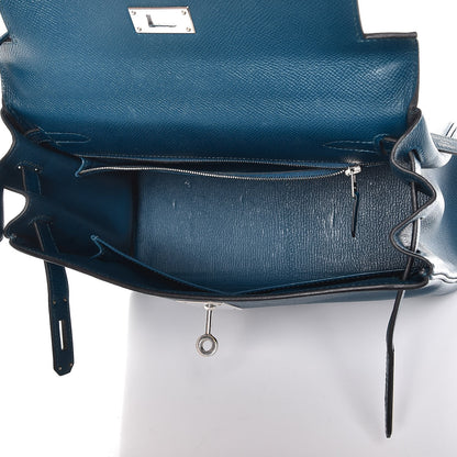 Hermes Epsom Retourne Kelly 28 Bleu Thalassa 6 of 31