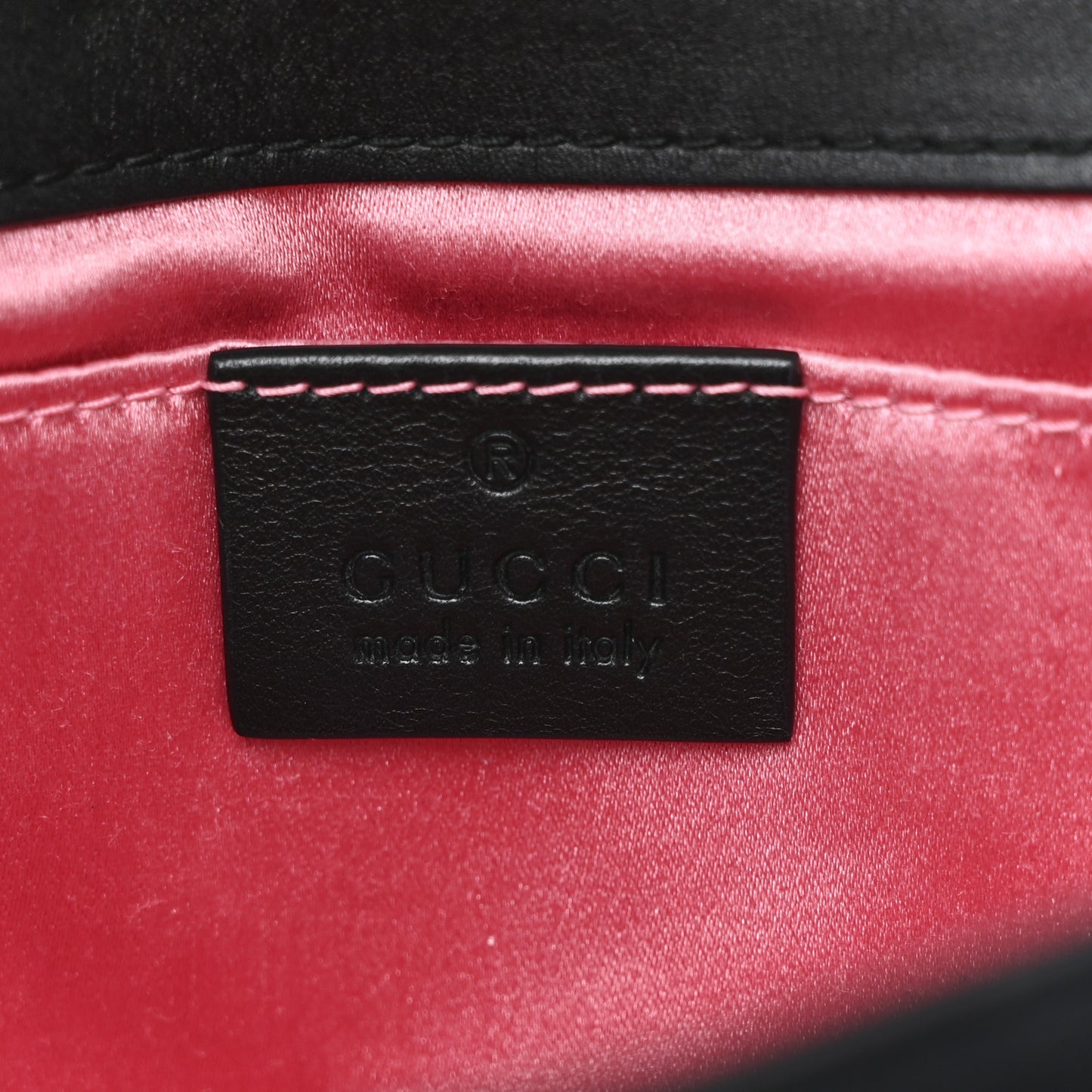 Velvet Matelasse Mini GG Marmont Shoulder Bag Black