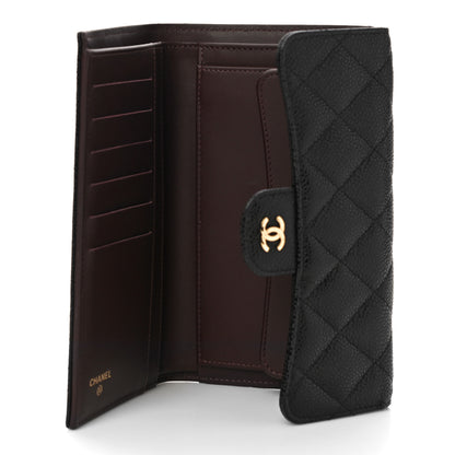 Chanel Caviar Quilted Large Flap Wallet Black 5 of 12