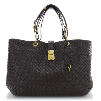 Bottega Veneta Nappa Intrecciato Large Capri Tote Ebano 1 of 8