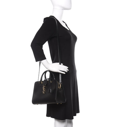Saint Laurent Calfskin Monogram Baby Cabas Black 2 of 11