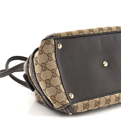 Gucci Monogram Medium Wave Boston Dark Brown 10 of 18