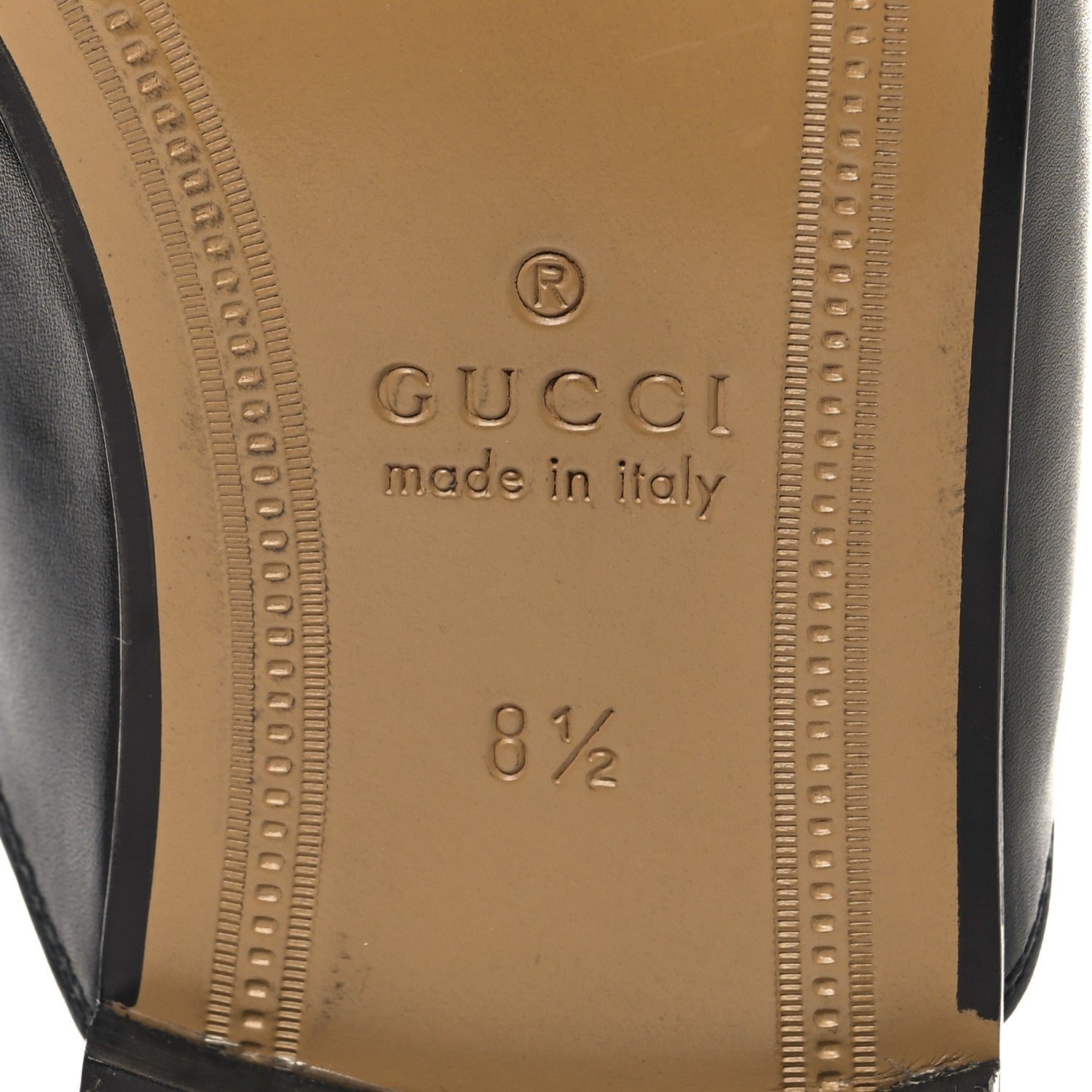 Gucci Calfskin Mens Princetown Slippers 8.5 Black 8 of 9