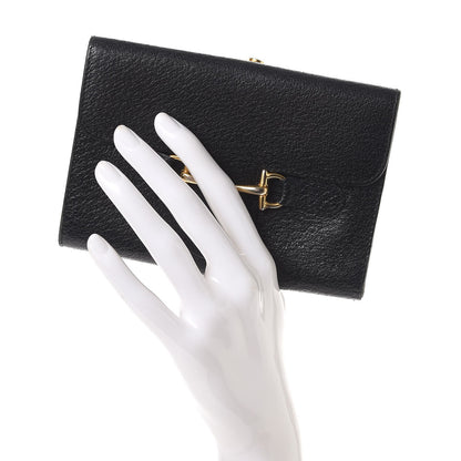 Gucci Calfskin Horsebit Wallet Black 2 of 19