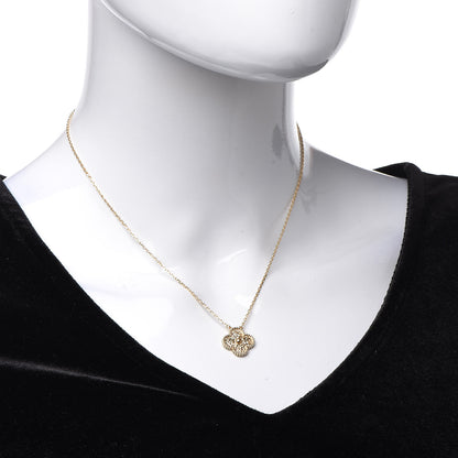 Van Cleef & Arpels 18K Yellow Gold Vintage Alhambra Pendant Necklace 2 of 7