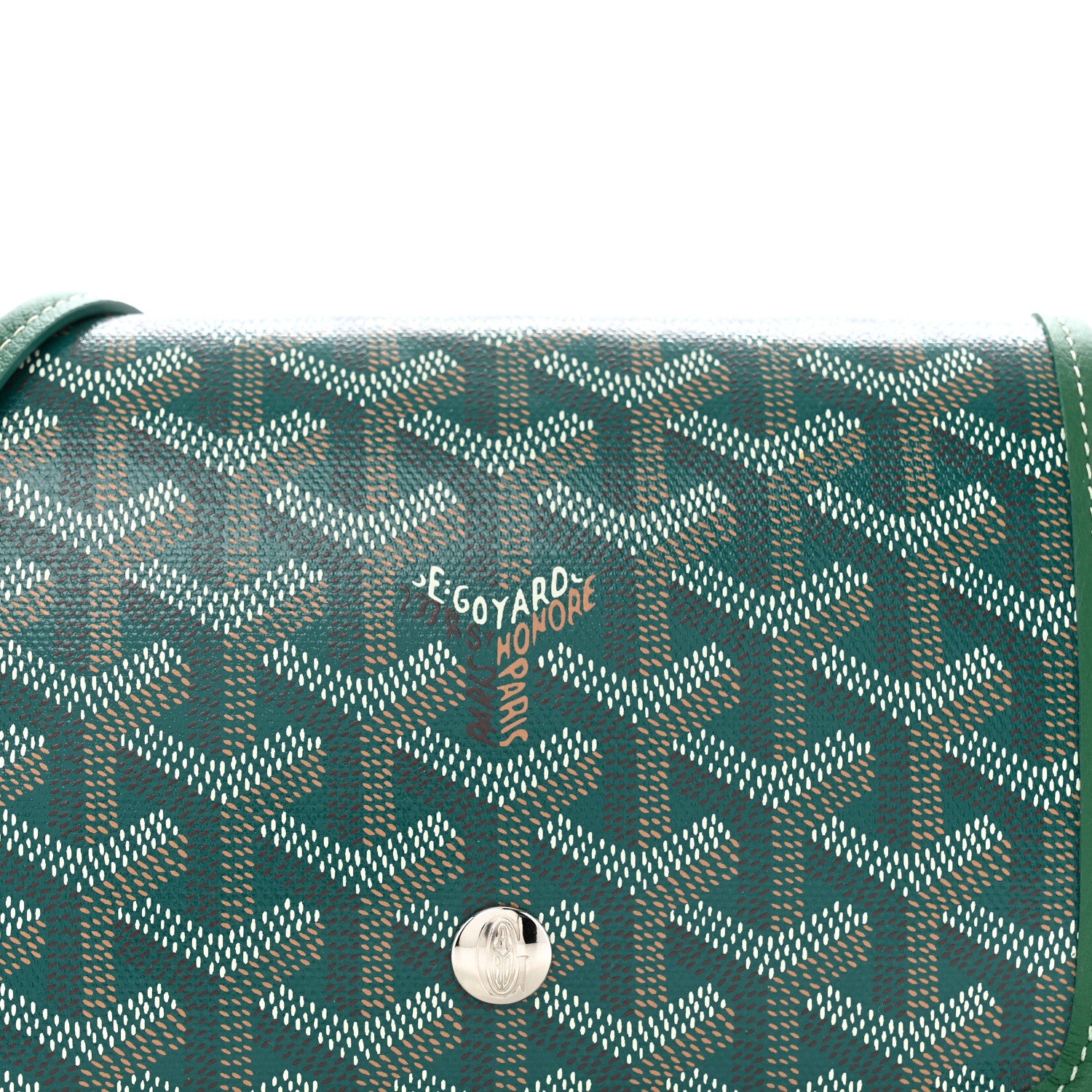 Goyard Goyardine Plumet Wallet Clutch Green 8 of 10