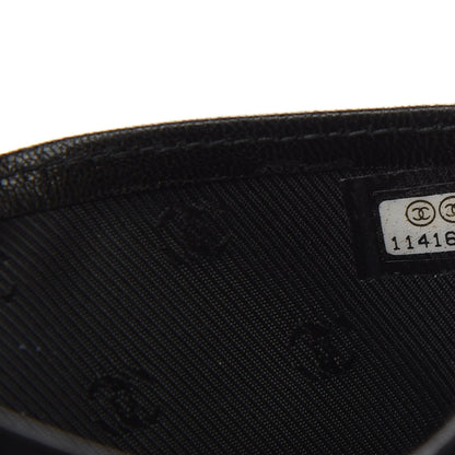 Chanel Goatskin CC Yen Wallet Black 7 of 7
