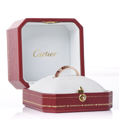 Cartier 18K Pink Gold 5.5mm LOVE Ring 62 10 5 of 5