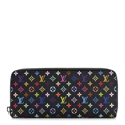 Louis Vuitton LV X TM Monogram Multicolor Clemence Wallet Black 1 of 7