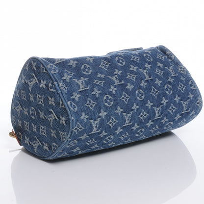 Louis Vuitton Monogram Denim Neo Speedy Blue 4 of 7